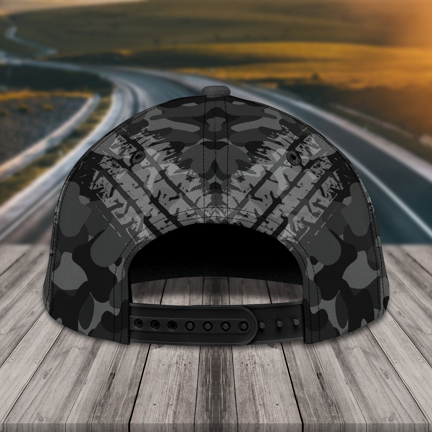 3D Classic Cap I'M A Veteran And A Trucker Personalized Name Cap Lasfour CA1773