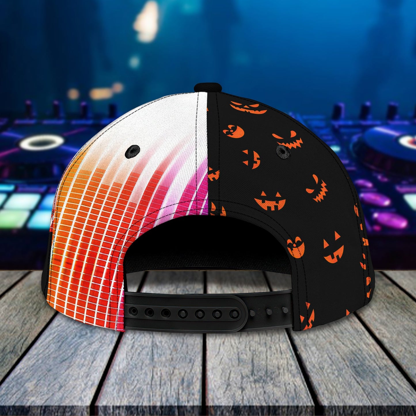 3D Classic Cap Dj Halloween Personalized Name Cap Lasfour CA1573