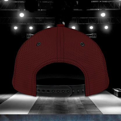 3D Classic Cap Archery Red Personalized Name Cap 45 Lasfour CA2032