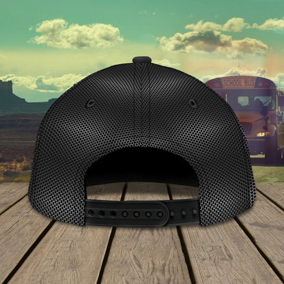 3D Classic Cap Bus Personalized Name Cap Lasfour CA1027