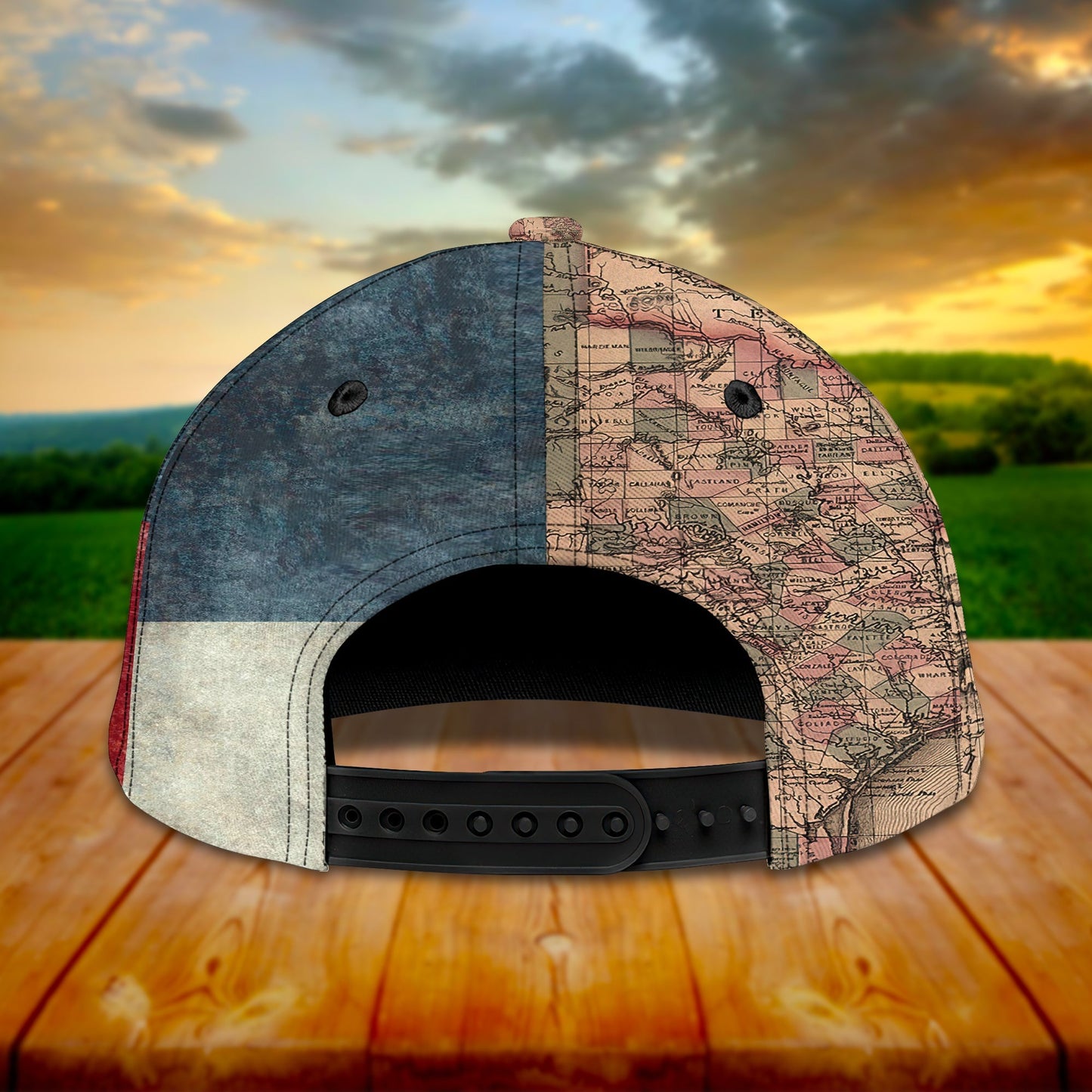 3D Classic Cap Texas 2 Personalized Name Cap Lasfour CA1519