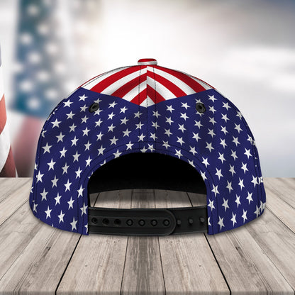 3D Classic Cap Lest We Forget Personalized Name Cap 435 Lasfour CA2044