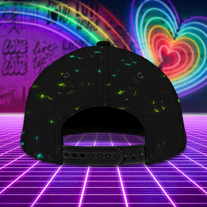 LGBT Personalized Name Cap, Pride Personalized 3D Cap CA0303