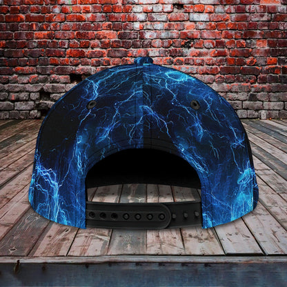 3D Classic Cap Electric Guitar Personalized Name Cap Lasfour CA0940