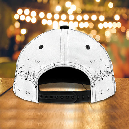 3D Classic Cap Piano1 Personalized Name Cap Lasfour CA1711