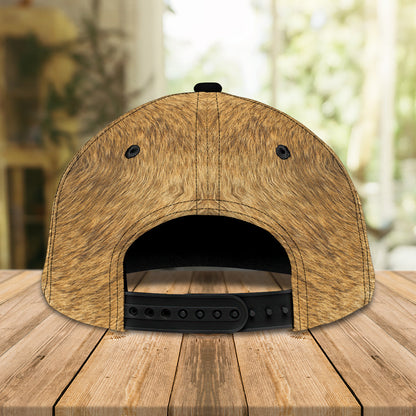 3D Classic Cap Golden Retriever Personalize Name Cap Lasfour CA1537