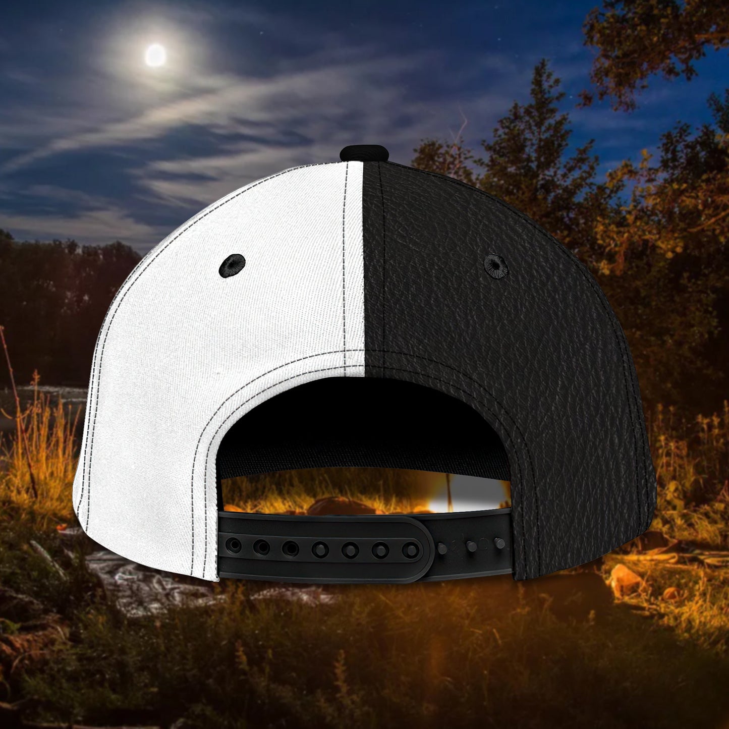 3D Classic Cap Camping Personalized Name Cap Lasfour CA2073