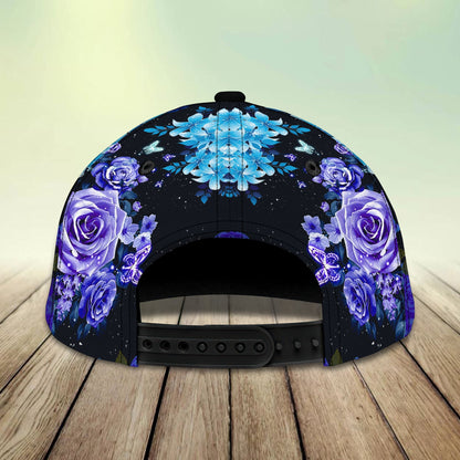 3D Classic Cap Hummingbird 1 Personalized Name Cap Lasfour CA0031