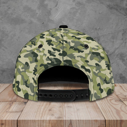 3D Classic Cap Veteran 01 Personalized Name Cap Lasfour CA0754
