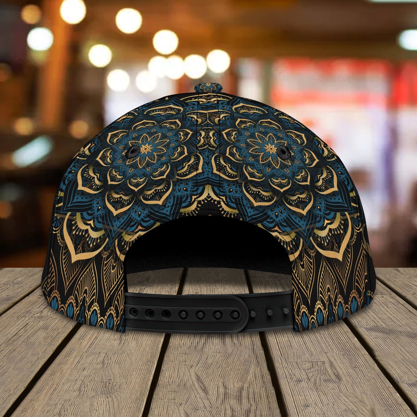 3D Classic Cap Yoga Mandala Personalized Name Cap Lasfour CA1800