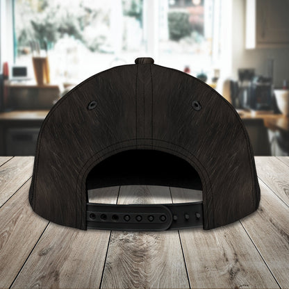3D Classic Cap Dachshund 02 Personalize Name Cap Lasfour CA1448