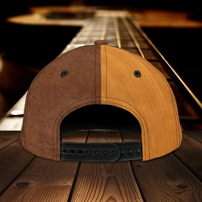 Custom Name Funny Gift For Guitar Man, Guitarist Baseball 3D Cap, Where World Fall Music Speak, Musican Cap CO0435