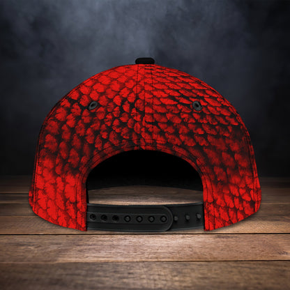 3D Classic Cap Red Snapperpersonalize Name Cap Nama179 Lasfour CA1716