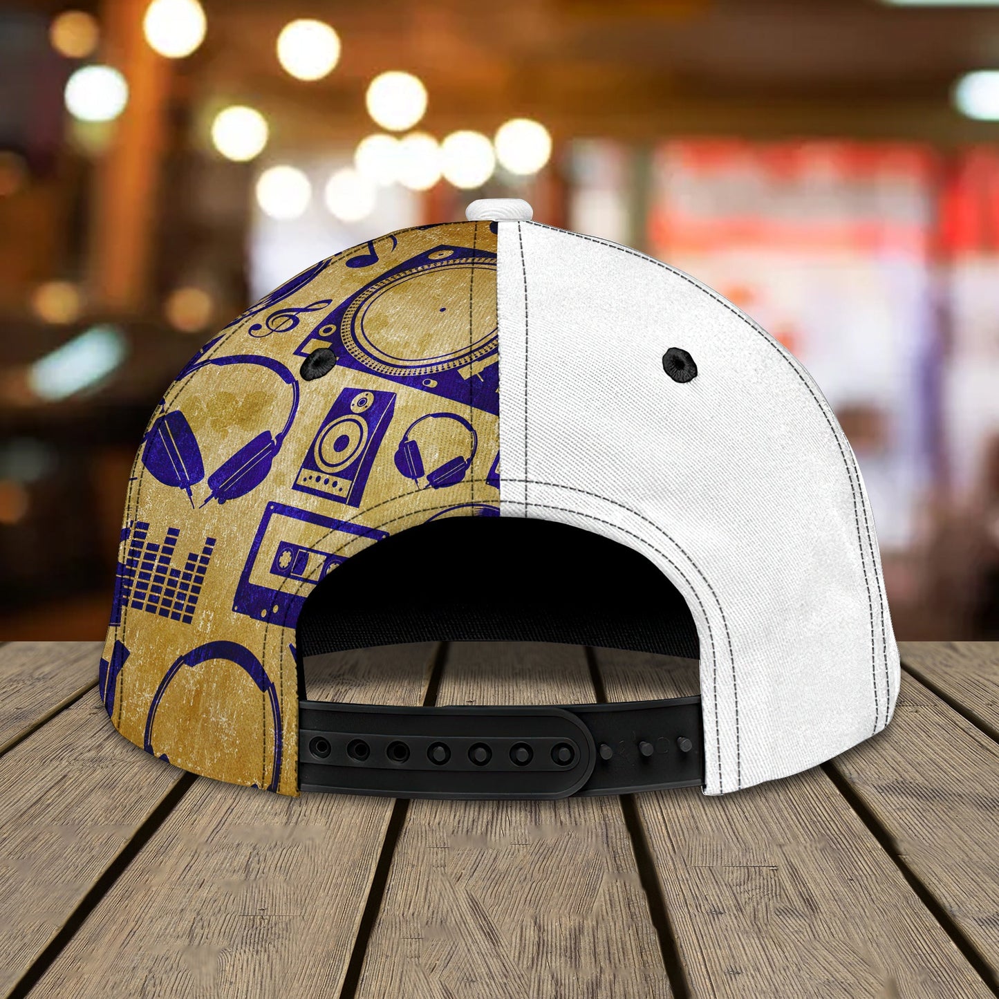 3D Classic Cap Disc Jockey Personalized Name Cap Lasfour CA1424