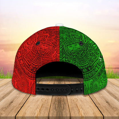 3D Classic Cap Mexico Pride Personalized Name Cap Lasfour CA1131
