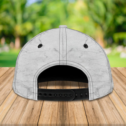 3D Classic Cap Mustache Personalized Name Cap Lasfour CA1350