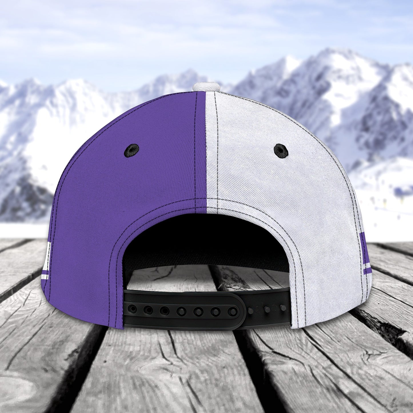 3D Classic Cap Switchback Snowmobile 144 Personalized Name Cap Lasfour CA2461