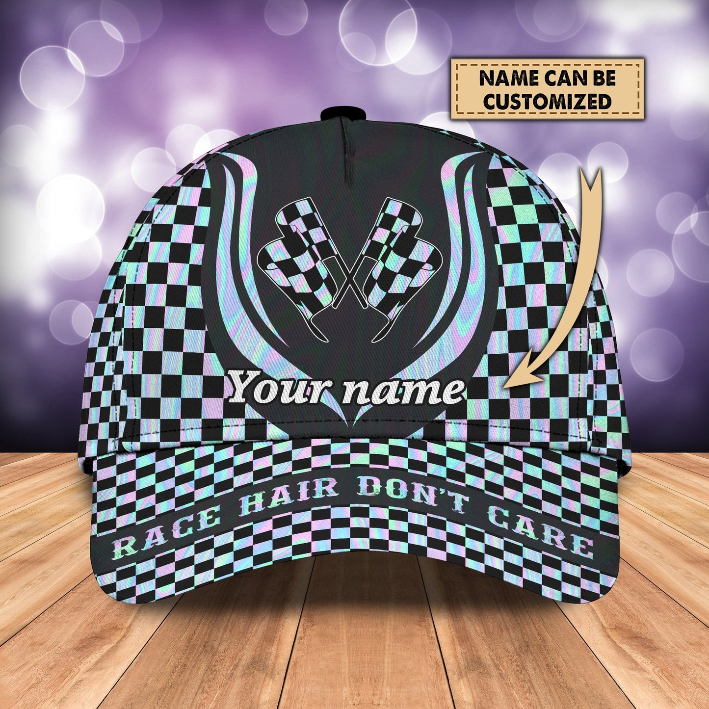 3D Classic Cap Dirty Racing Personalized Name Cap Lasfour CA1032