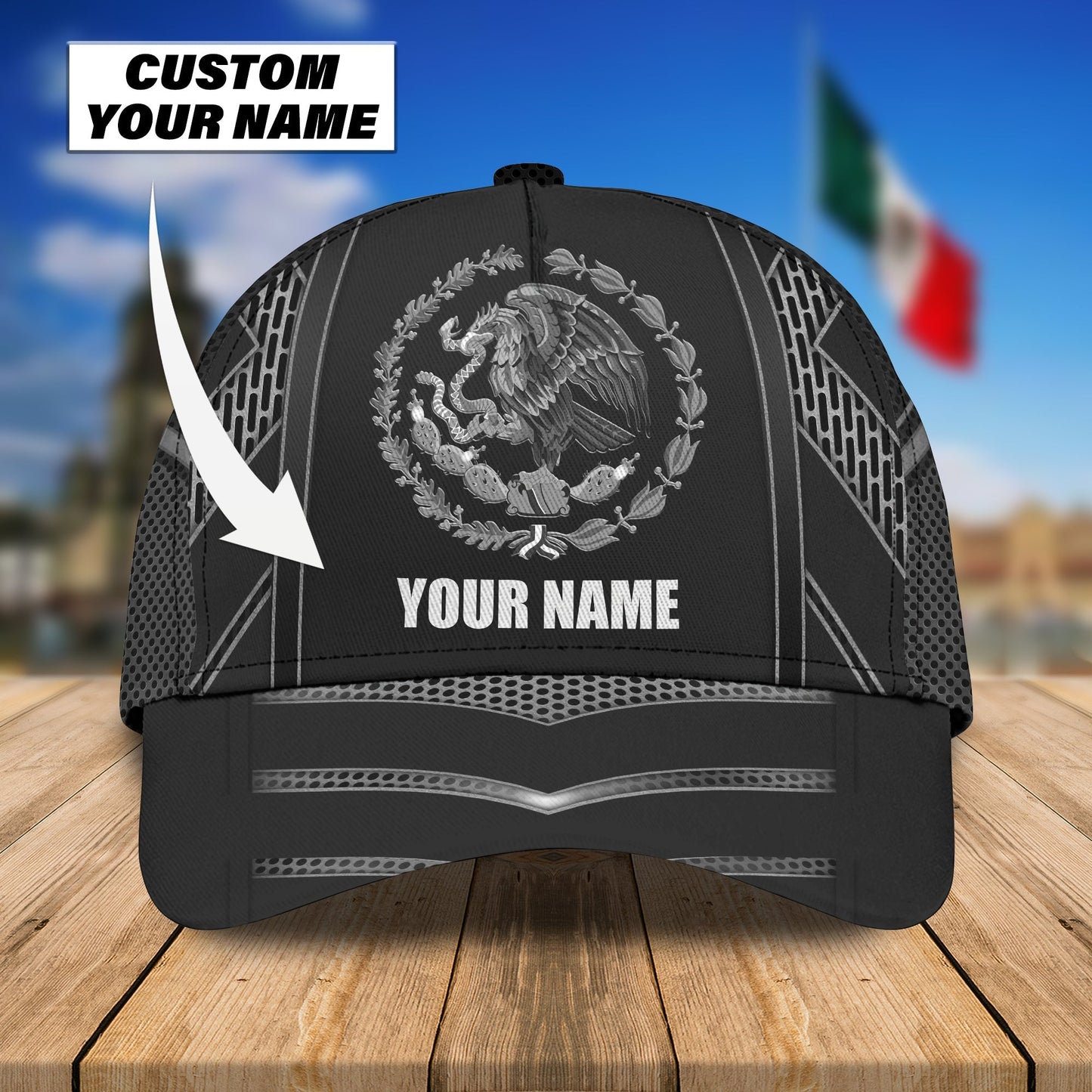 3D Classic Cap Custom Name Mexico Lasfour CA1676