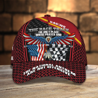 3D Classic Cap Racing 01 Personalized Name Cap Lasfour CA1028