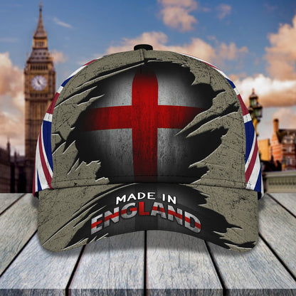 3D Classic Cap England Personalized Cap Lasfour CA2151