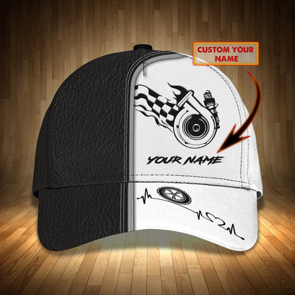 Customized 3D Full Printed Baseball Cap Hat For Racer, Racing Cap, Racer Hat, Present To Racer CA2839