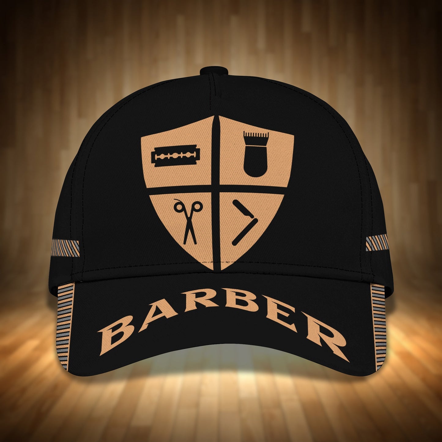 3D Classic Cap Barber Shop 3D Cap 02 Lasfour CA2469
