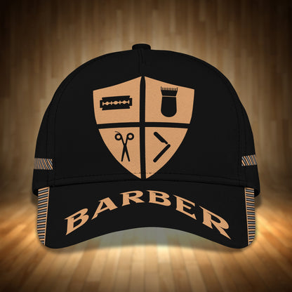 3D Classic Cap Barber Shop 3D Cap 02 Lasfour CA2469