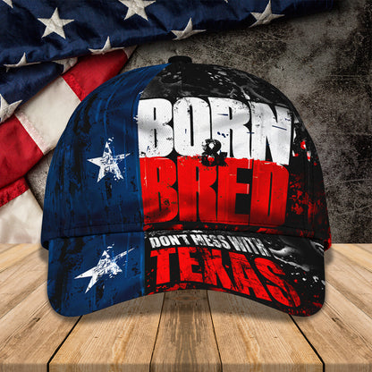 3D Classic Cap Texas Born & Bred Classic Cap 481 Lasfour CA2074