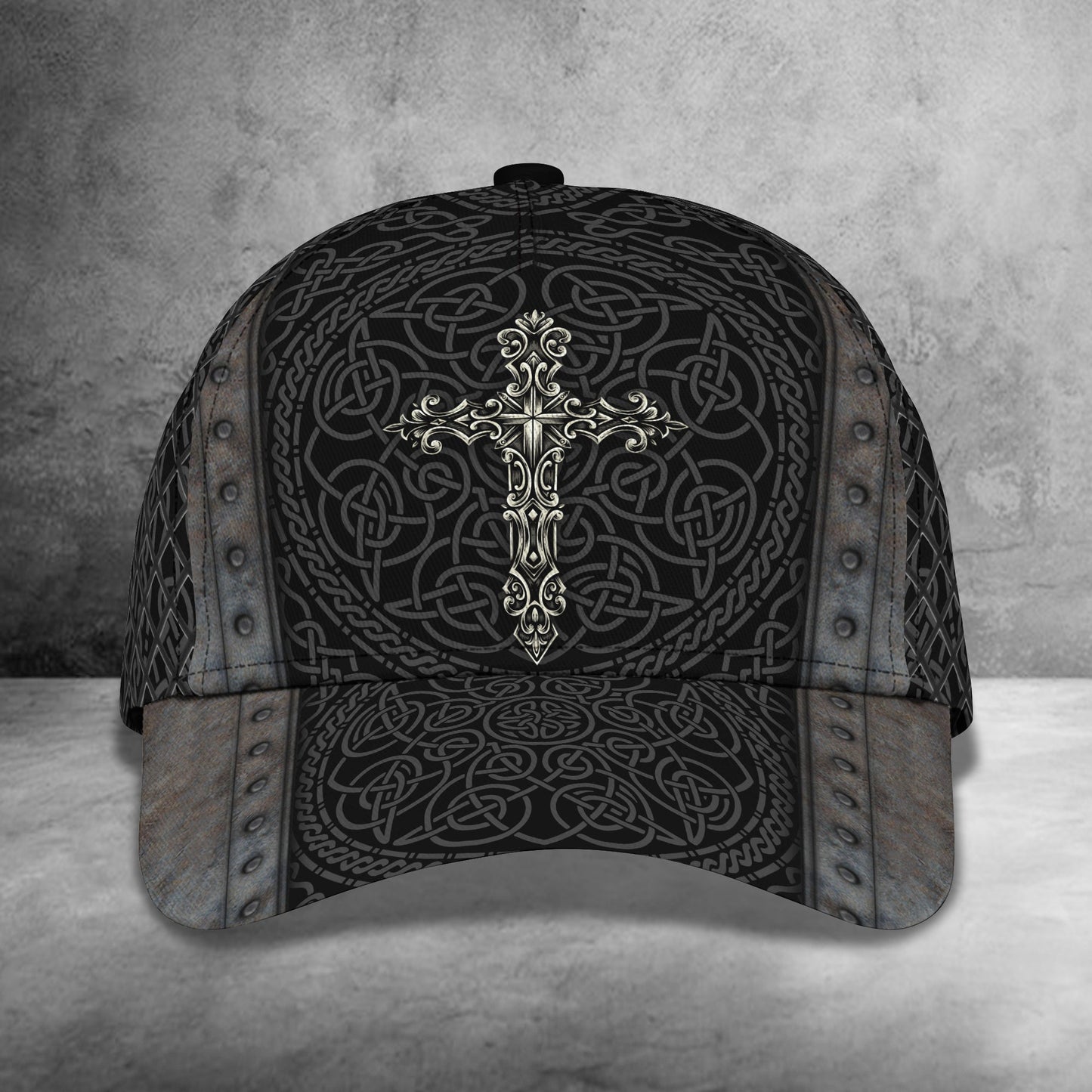 3D Classic Cap Cross Personalized Name Cap Lasfour CA0877