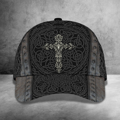 3D Classic Cap Cross Personalized Name Cap Lasfour CA0877