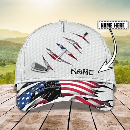 3D Classic Cap Golf Life Personalized Name Cap Lasfour CA1325