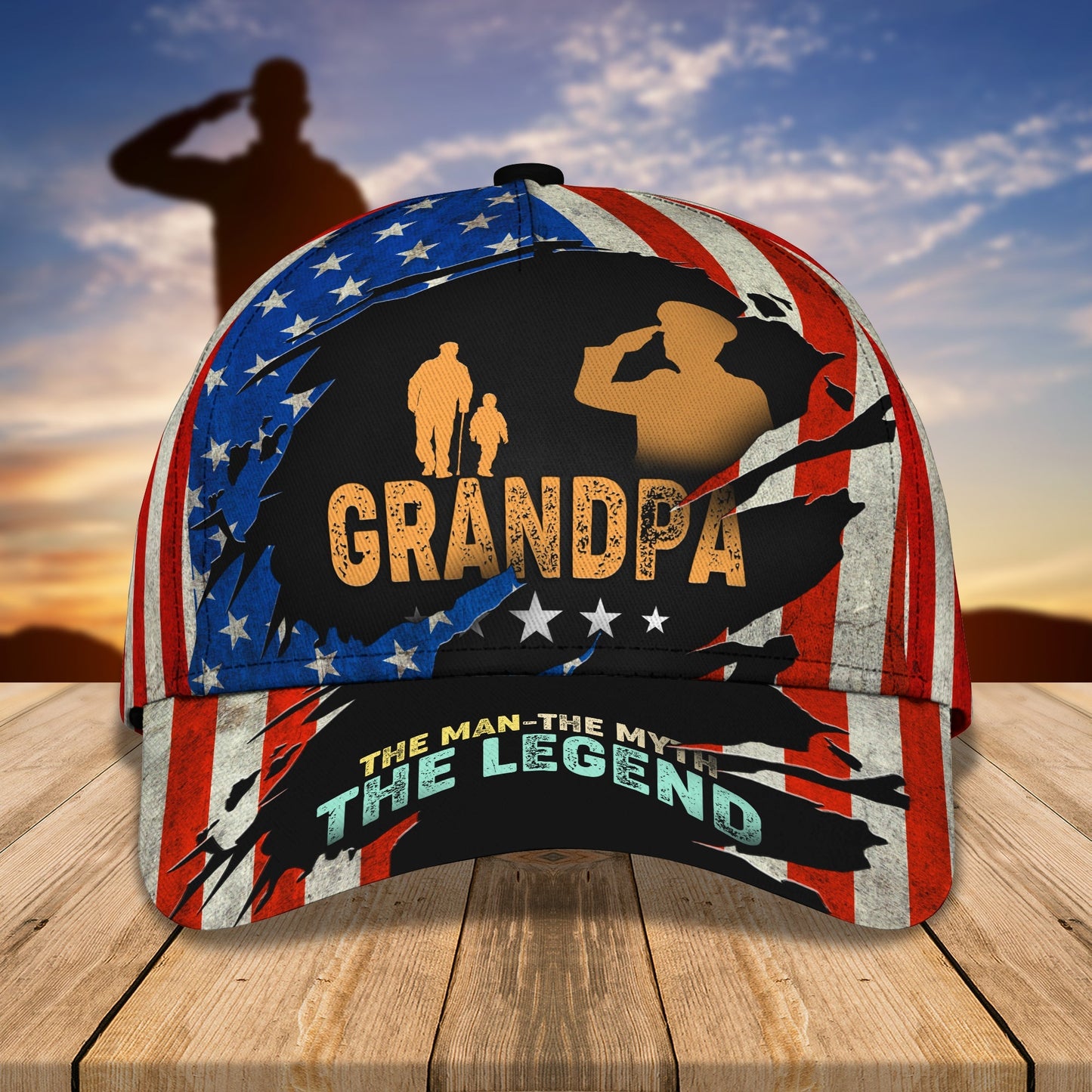 3D Classic Cap Grandpa Vtr Classic Cap 372 Lasfour CA2043