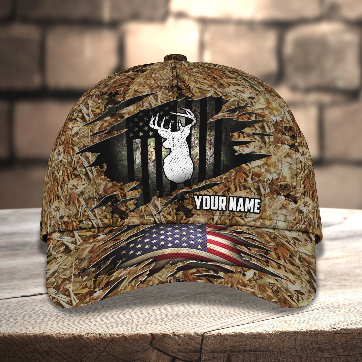 3D Classic Cap Deer Hunting Camo Custom Classic Cap Lasfour CA1998