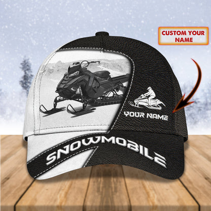 3D Classic Cap 850 Snowmobile 174 Personalized Name Cap Lasfour CA1981