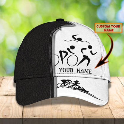 3D Classic Cap Triathlon 2 Personalized Name Cap Lasfour CA2482