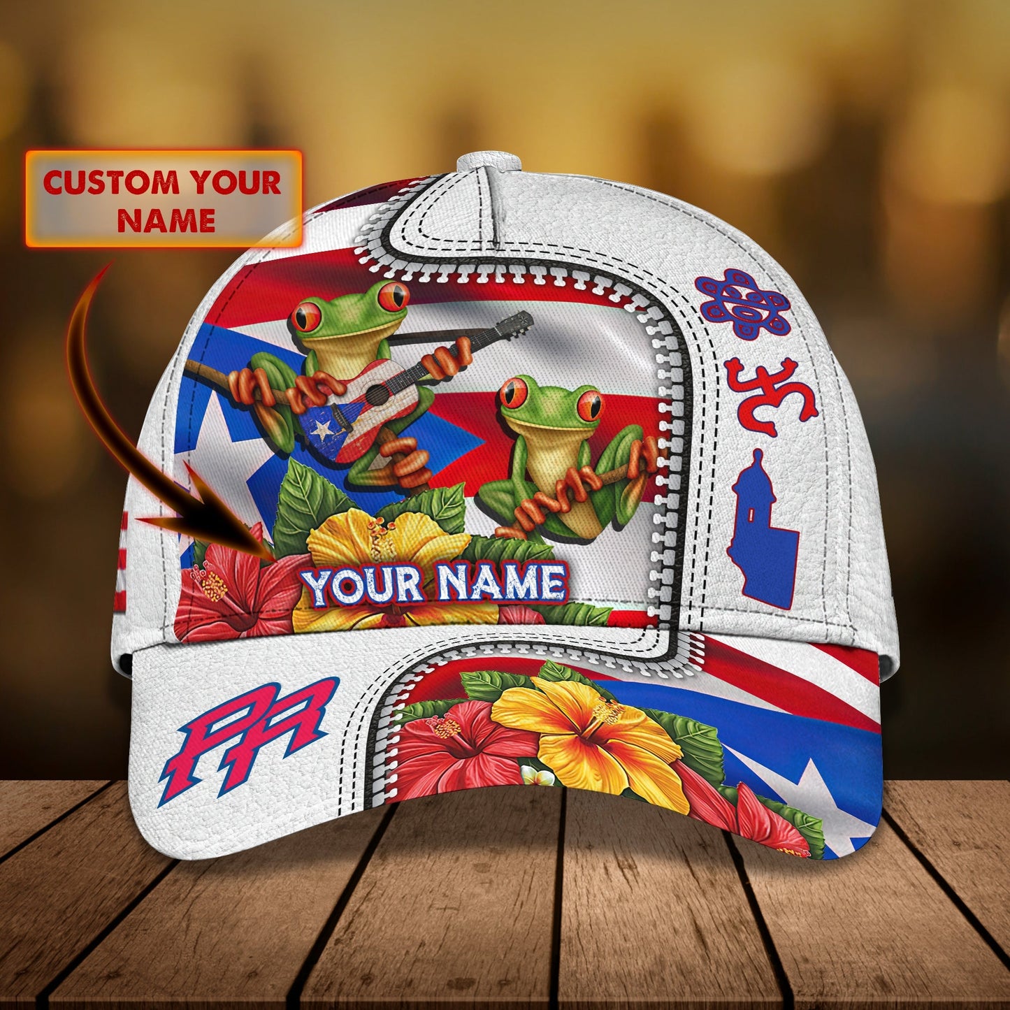 3D Classic Cap Pr 2 Personalized Name Cap Lasfour CA1340