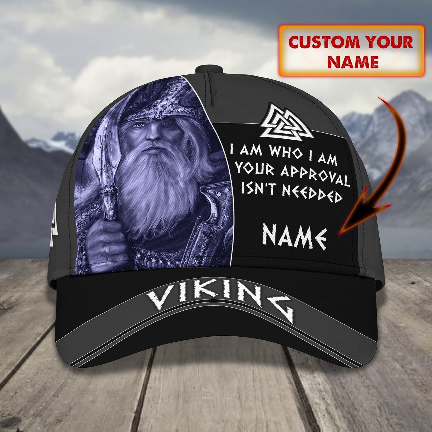 3D Classic Cap I Am Who I Am Personalized Name Cap 182 Lasfour CA1256