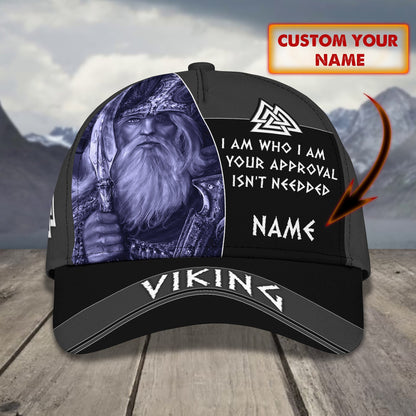 3D Classic Cap I Am Who I Am Personalized Name Cap 182 Lasfour CA1256