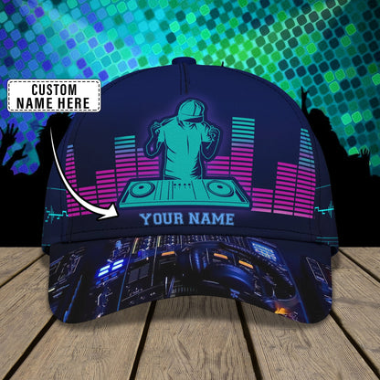3D Classic Cap Dj 04 Personalized Name Cap Lasfour CA2269