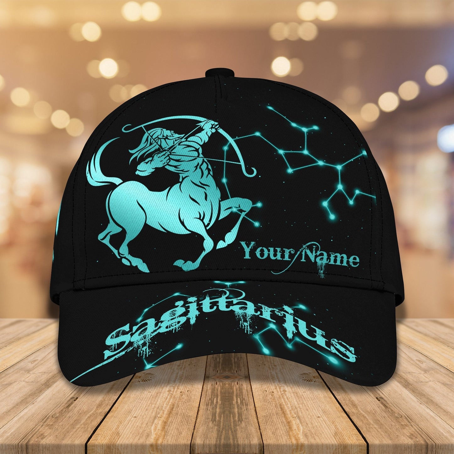 3D Classic Cap Sagittarius Personalized Name Cap 438 Lasfour CA1816