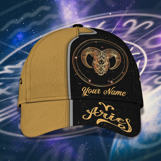 3D Classic Cap Aries 1 Personalized Name Cap Lasfour CA1590