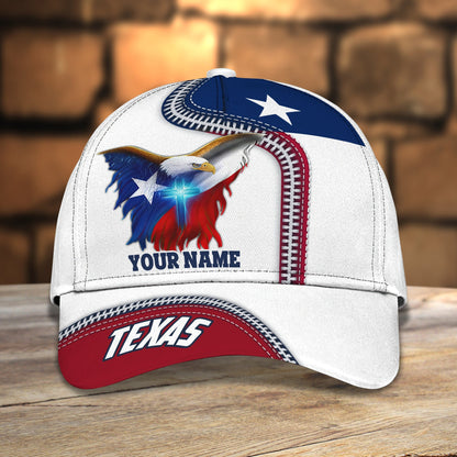 3D Classic Cap Texas Personalized Name Cap Nama1271 Lasfour CA2144