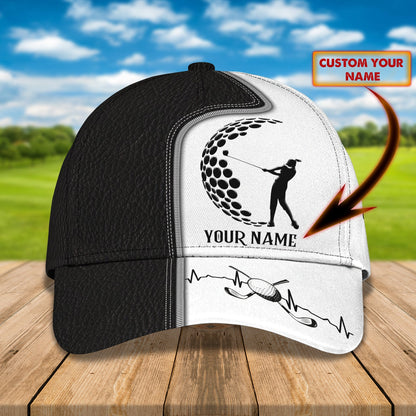 3D Classic Cap Golf Personalized Name Cap Lasfour CA1079