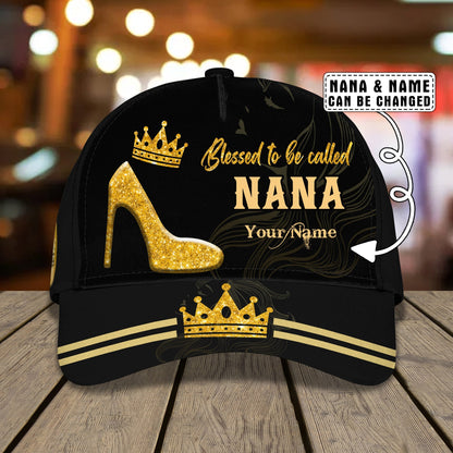 3D Classic Cap Custom 'Nana, Gigi, Grandma' Personalized Name Cap Lasfour CA1345