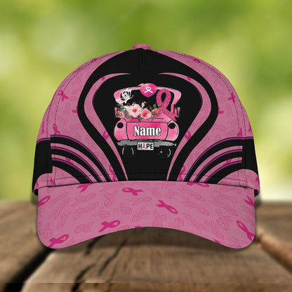 3D Classic Cap Pink Hope Nama 63 Cap Lasfour CA1619
