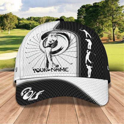 3D Classic Cap Golf Personalized Name Cap Lasfour CA1445