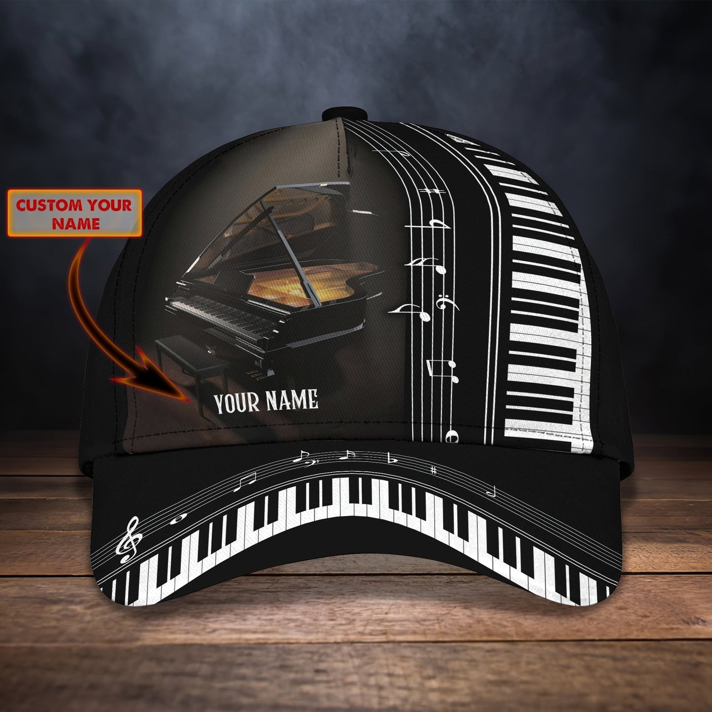 3D Classic Cap Piano Cap 04 Lasfour CA2056