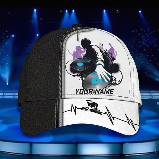3D Classic Cap Dj Dj Personalized Name Cap 857 Lasfour CA2405