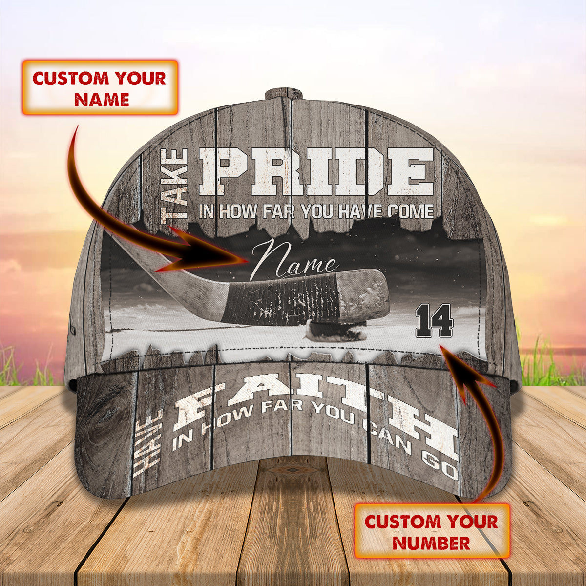 3D Classic Cap Take Pride In How Far You Have Comepersonalized Name Cap 235 Lasfour CA2077